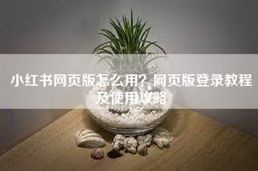 小红书网页版怎么用？网页版登录教程及使用攻略