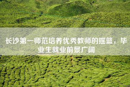 长沙第一师范培养优秀教师的摇篮，毕业生就业前景广阔