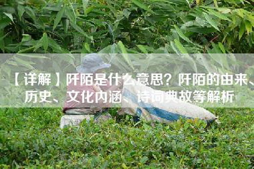 【详解】阡陌是什么意思？阡陌的由来、历史、文化内涵、诗词典故等解析