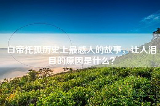 白帝托孤历史上最感人的故事，让人泪目的原因是什么？