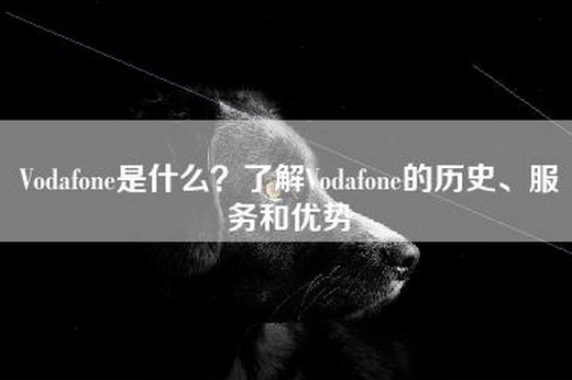 Vodafone是什么？了解Vodafone的历史、服务和优势